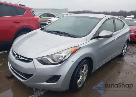 2013 Hyundai Elantra Gls z USA, uszkodzony, nr VIN 5NPDH4AE3DH372856